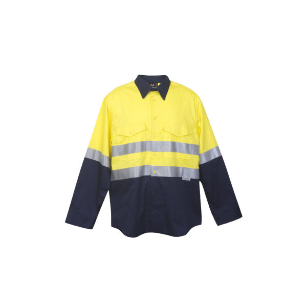 100% Combed Cotton Drill Long Sleeve Shirt - 3M
