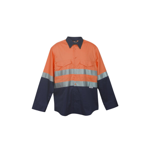 100% Combed Cotton Drill Long Sleeve Shirt - 3M