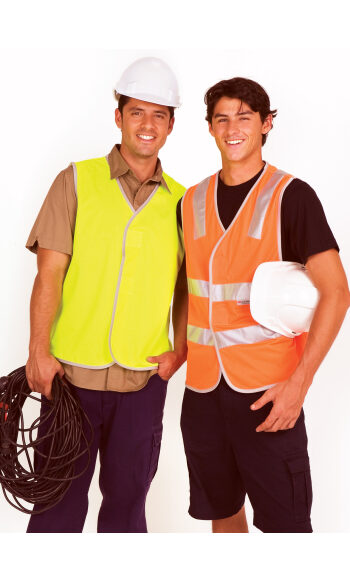 100% Polyeter Vest with 3M reflective tape