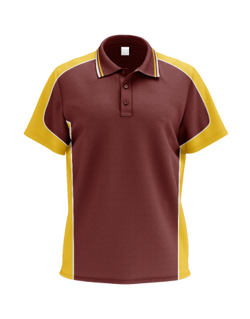 Choose Top Men's Yellow & Red Polo T-Shirts with Collar -AESS