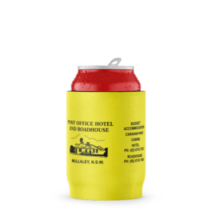 Yellow Single Colour Business Stubby Holders | AESS
