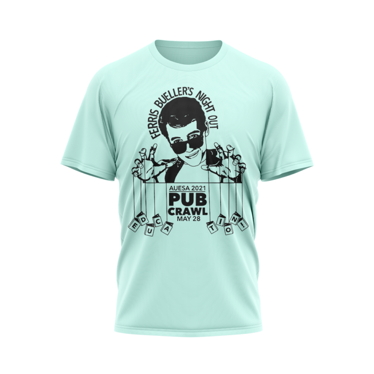 Pub Crawl T-Shirt Design | Ferris Bueller's Night Out